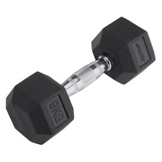 Гантель Starfit DB-301 1гант. 9кг обрезин. черный (УТ-00007102)