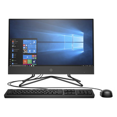 Моноблок HP 200 G4, 21.5", Intel Core i5 10210U, 8ГБ, 256ГБ SSD, Intel UHD Graphics, DVD-RW, Windows 10 Professional, серый [295d9ea]