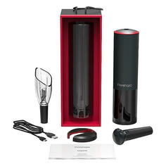 Штопор для вина Prestigio Lugano черный наб.:4предм. (PWO102BK)