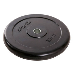 Диск Starfit BB-202 для гантели обрезин. 10кг черный (УТ-00018807)