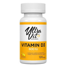 Витаминный комплекс ULTRAVIT Vitamin D3, капсулы, 120шт [vp58900]