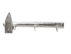 Вешалка настенная hammer (kare) серебристый 40x18x7 см.