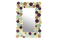 Зеркало circles (kare) мультиколор 80x120x2 см.