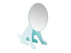 Зеркало настольное dog face (kare) белый 11x24x17 см.