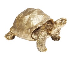 Статуэтка turtle (kare) золотой 30x32x60 см.