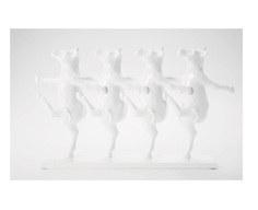 Статуэтка dancing cows (kare) белый 40x23x7 см.