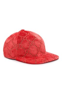 Бархатная кепка gg Gucci
