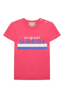 Хлопковая футболка Gucci