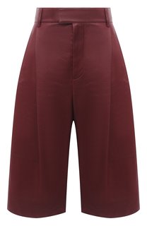 Кожаные шорты Bottega Veneta