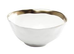 Чаша декоративная bell (kare) белый 15x6x15 см.