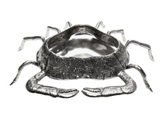 Чаша декоративная crab (kare) серебристый 69x17x53 см.