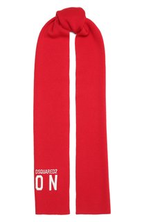 Шерстяной шарф Dsquared2