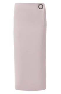 Однотонная шерстяная юбка Giorgio Armani