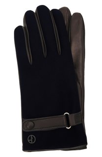 Комбинированные перчатки Giorgio Armani