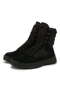 Замшевые ботинки Versace