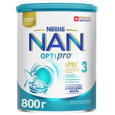 Детское молочко Nan № 3 Optipro®, 800 г с 12 месяцев
