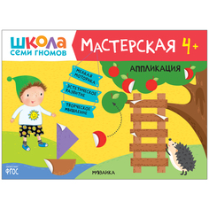 Книга Шсг «Мастерская. Аппликация» 4+