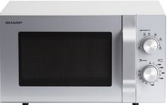 Микроволновая печь Sharp 20 л, 800 Вт, эмаль (серебристый)