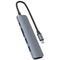 Хаб Hyper HyperDrive BAR 6-in-1 USB-C (серый)
