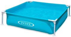 Бассейн Intex каркасный Mini Frame 122х122х30см, 342л (синий)