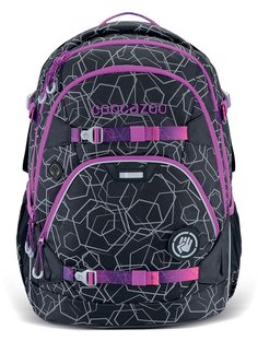 Рюкзак Coocazoo ScaleRale Laser Reflect Berry (фиолетовый, черный)