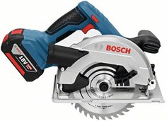 Аккумуляторная дисковая пила Bosch GKS 18V-57 (серо-синий)