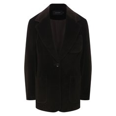 Жакет из хлопка и вискозы Low Classic