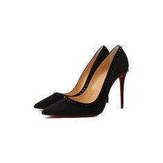 Замшевые туфли Anjalina 100 Christian Louboutin