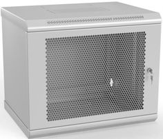 Шкаф настенный 19&quot;, 15U Hyperline TWL-1566-SD-RAL7035