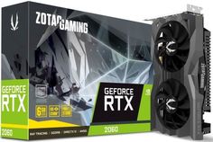 Видеокарта PCI-E Zotac GeForce RTX 2060 (ZT-T20600H-10M) 6GB GDDR6 192-bit 12nm 1365/14000MHz HDMI/3*DP RTL