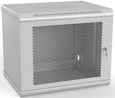 Шкаф настенный 19&quot;, 15U Hyperline TWL-1545-SD-RAL7035