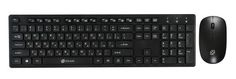 Клавиатура и мышь Wireless Oklick 240M клав: цвет черный, мышь: цвет черный, USB беспроводная slim, multimedia