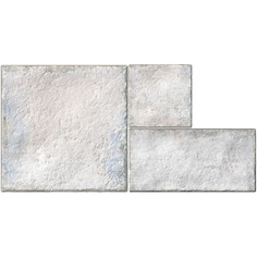 Плитка Oset Aldea White микс размеров 15,4x15,4/15,4x31/31x31 см
