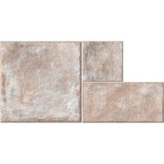 Плитка Oset Aldea Sand микс размеров 15,4x15,4/15,4x31/31x31 см