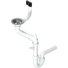 Одинарный сифон с переливом alveus 1xsp 114-pp mtp 1130551