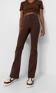 Stradivarius Расклешенные Брюки Multicolor 34