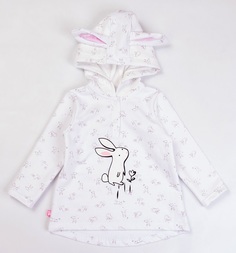 Джемпер-худи Котмаркот &quot;Белый кролик&quot; с ушками, белый Apollo