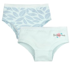 Набор трусов Bossa Nova &quot;Funny&quot; для девочки, зеленый, 2шт. Сонный гномик