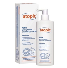 Гель для купания Atopic с головы до пяток, 200мл