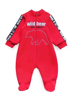 Комбинезон Persona Mini &quot;Wild Bear&quot;, с вышивкой, красный Mjolk