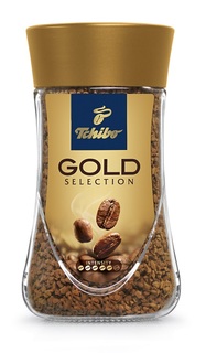 Кофе Tchibo Gold Selection растворимый freeze dried, 100гр