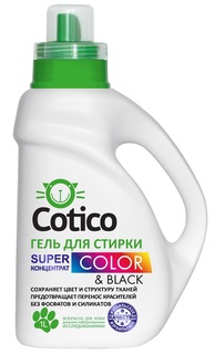 Гель Cotico для стирки цветного и линяющего белья, 1л