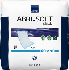 Пеленки Abena Abri-Soft Classic одноразовые для взрослых, 60х90см, 25шт.