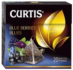 Черный чай Curtis Blue Berries Blues, 20 пирамидок