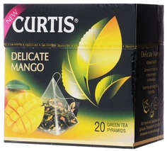 Чай зеленый Curtis Delicate Mango, 20 пирамидок