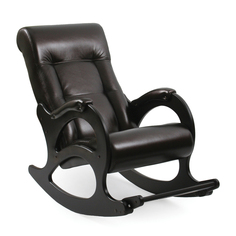 Кресло-качалка Модель 44 без лозы, Венге, экокожа Oregon 120 Leset