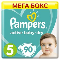 Подгузники Pampers Active Baby-Dry Junior (11-16 кг), 90шт.