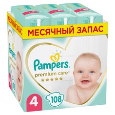 Подгузники Pampers Premium Care Maxi 4 (9-14кг), 108шт.