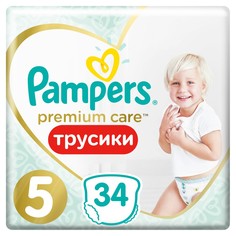 Подгузники-трусики Pampers Premium Care Junior (12-17), 34шт.