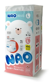 Трусики-подгузники NAO L (9-14 кг), 44шт.